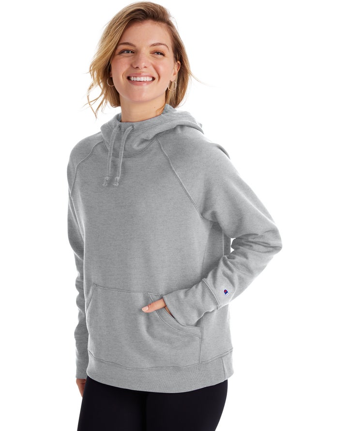 Champion Powerblend Hoodie Dames - Grijs - Belgie 8967TSAWH